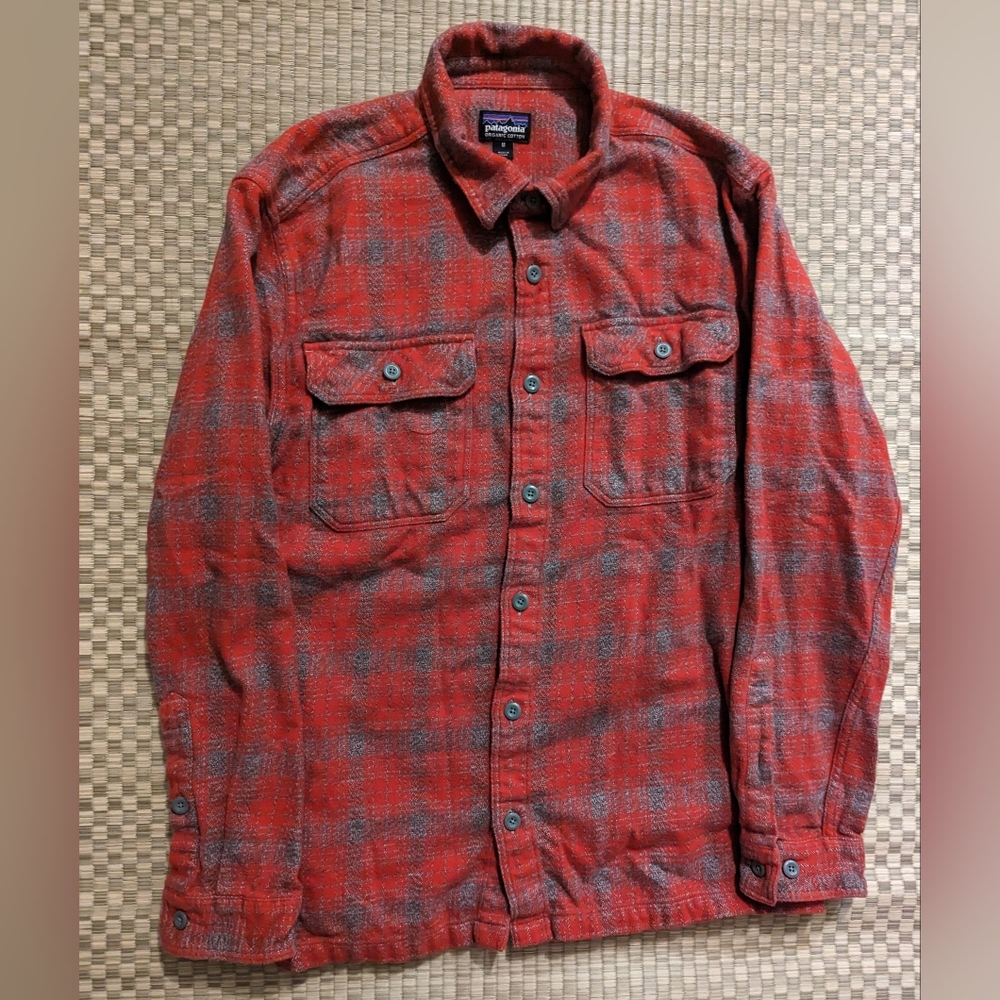 Patagonia Fjord Flannel Organic Cotton Thick Plaid Men's Size Medium